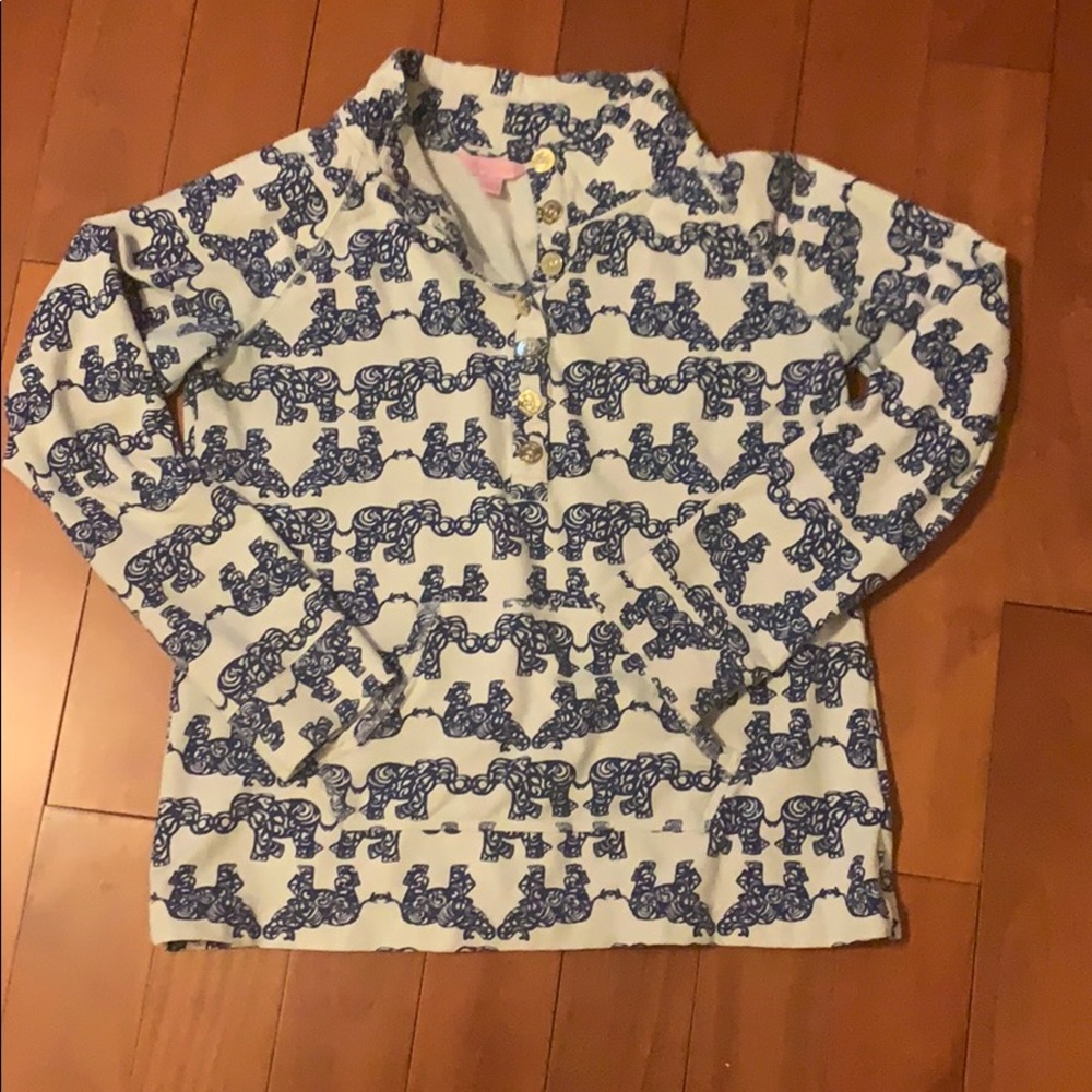 Lilly elephant print popover